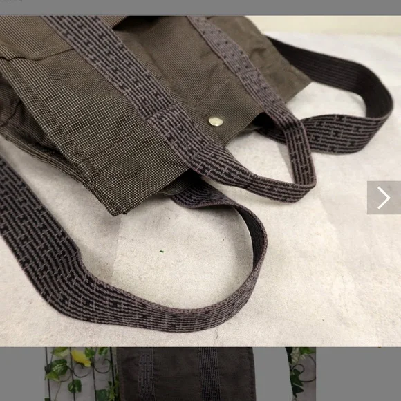 Hermes Herline Tote in Dark Gray - Picture 8 of 11